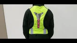 Outdoor vest with LED for construction workers or Pedestrians (For Night).