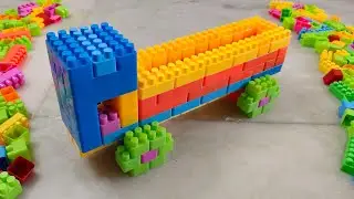 Satisfying DIY Bus ASMR/Building Blocks/block game/lego building blocks #asmr#buildingblocks#lego