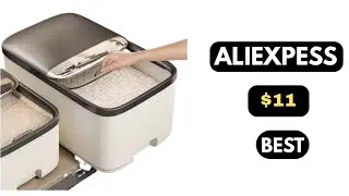 Best Rice Storage Container 2025 | Airtight 10KG Grain Box for Kitchen