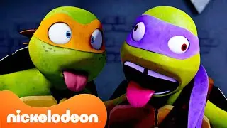 TMNT: Wojownicze Żółwie Ninja | 20 minut najlepszych chwil Mikeya i Donniego! | Nickelodeon Polska