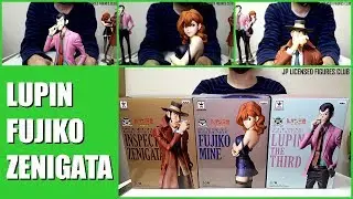 LUPIN FUJIKO ZENIGATA Figure Master Stars Piece BANPRESTO Unboxing