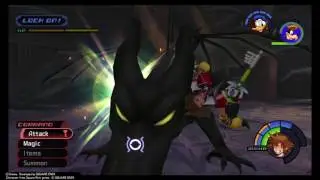 [KH1.5] Kingdom Hearts Final Mix - Dragon-Maleficent Boss Battle