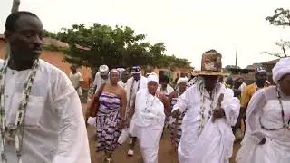 The Supreme Chief Of Voodoo In Allada, Benin Houna Daagbo