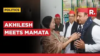 SP Chief Akhilesh Yadav meets Bengal CM Mamata Banerjee In Kolkata