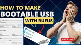 How To make Bootable USB Window's 7-8-10 | JunaidTech