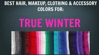 Winter Color Palette: Best Hair, Makeup, Outfit Colors - Cool Skin Tone / Undertone - Color Analysis