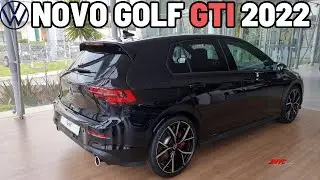 VW GOLF GTI 2022 (PACK BLACK STYLE): DETALHES QUE SALTAM OS OLHOS, 