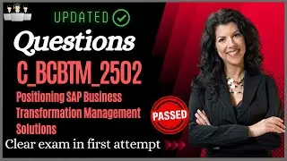 SAP C_BCBTM_2502 Certification Questions and Study Material [Latest]