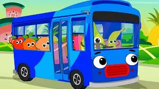 Wheels On The Bus, Fruits Song and Learning Video for Kids