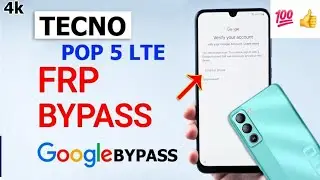 Tecno Pop 5 lite Frp Bypass Google account Remove | Tecno Pop 7 frp bypass unlock tool