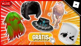 🔴LIVE! NATAL PEGANDO ITENS GR&Aacute;TIS NO ROBLOX NO PLS DONATE E +
