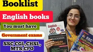 Books for SSC CGL/CHSL/MTS/CPO| English booklist| STUTI JAIN