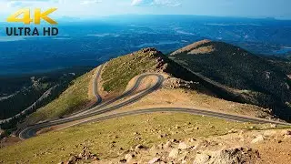 Complete Scenic Drive Down Pikes Peak 4K | Colorado Rocky Mountain Scenic Drive