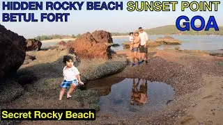 Ep13 : BETUL FORT GOA | SECRET BEACH | HIKING TRAIL | SUNSET POINT | Goa VLOG | PANDEMIC |  LOCKDOWN