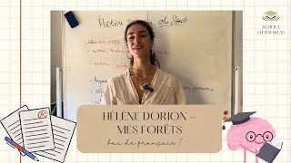 H&eacute;l&egrave;ne Dorion - Mes For&ecirc;ts : analyse, fiche de lecture, parcours, th&egrave;mes (bac de fran&ccedil;ais)
