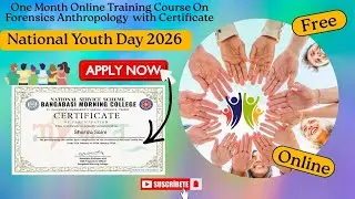 Free National Youth Day 2026 Certificate | Online Course Certificate Forensic Anthropology | Webinar