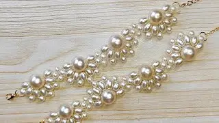 Pearl bracelet handmade pearl jewellery 