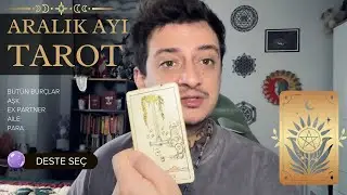 Aralık Ayı Tarot Deste Se&ccedil; T&Uuml;M BUR&Ccedil;LAR