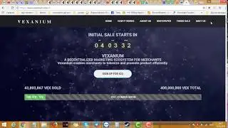 Vexanium Децентрализованная экосистема для продавцов и покупателей исо с 16 мая.