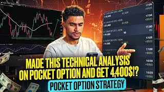 Made This Technical Analysis On Pocket Option And Get 4,400$!? | Pocket Option Live