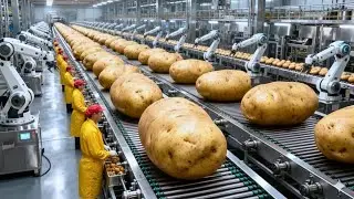 Inside a high-speed potato processing plant 🚀 | Millions produced daily (The entire process)
