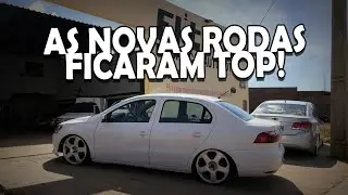 VOYAGE G6 REBAIXADO ARO 18 TALA 6, AS NOVAS RODAS FICARAM TOP? (Igor César)