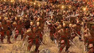 Exalted Blood Thirster Attack Dragon-Blooded Shugengan Lord | Total War Warhammer 3|Cinematic Battle
