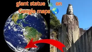 giant statue 🗽 on Google maps 🌏#shorts #world #map #trending #viral #trend #reels