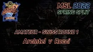 ArcIntel vs. Rocci | MSL 2022 Spring Split | Amateur Swiss R1 - Mario Strikers Charged