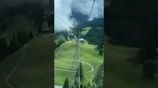 Cable Car Ride,Accessible via a cable car from Grindelwald through alpine meadows.Bernese Oberland