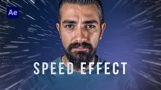SPEED EFFECT with STAR WARS LINES in After Effects | Easy Method for Fast Feeling