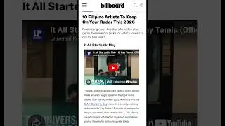 Thank you Billboard PH for including It All Started In May in your list!