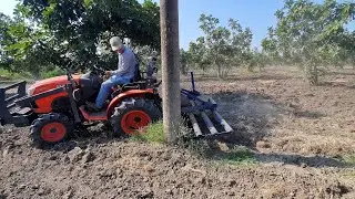 Minik Traktöre Büyük Tırmık Takılırsa Çeker mi? ( Kubota B2650 )