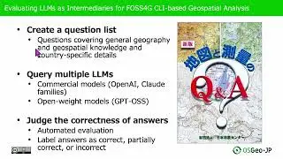 FOSS4G 2025 | Evaluating LLMs as Intermediaries for FOSS4G CLI-based Geospatial Analysis