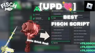 [UPD💘] Fisch Script GUI |Alchemy Hub| - Auto Brick Rod, Fast Catch, Inf Money & Auto Fish(PC/Mobile)
