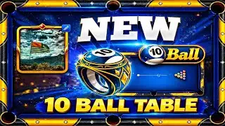 NEW 10 BALL TABLE IN 8 BALL POOL 