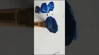 How to make dark blue color #colormixing  #shorts #satisfying #darkblue