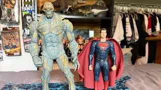 Batman Vs Superman DC Multiverse 2 Pack Superman Vs Doomsday Unboxing and Review 