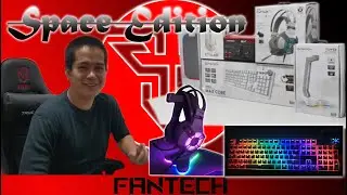 Fantech Space Edition | RGB | Распаковка и обзор | Клавиатура Maxcore MK852, гарнитура HG11 Captain 7.1 и т. д.