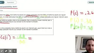 ALEKS: Conditional Probability - basic
