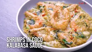 Shrimps in Coco Kalabasa Sauce, SIMPOL!