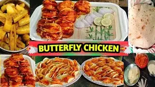 Mzedaar kisam ki Chicken Butterfly&hearts;️ || Dailylife| please subscribe me 🙏#food #whatsappstatus #trend