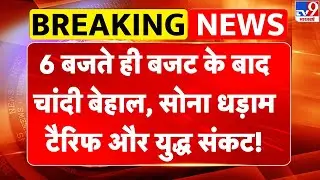 Union Budget 2026: 6 बजते ही बजट के बाद Silver बेहाल, Gold धड़ाम, Tariff और युद्ध संकट! | PM Modi