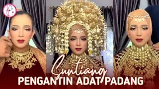 BEGINILAH CARA PEMASANGAN SUNTIANG PENGANTIN ADAT PADANG