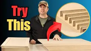 Favorite method to edge shelf with hardwood strip for stronger cabinet shelves