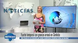 Severe storm with hail in Cordoba