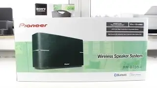 Pioneer XW-BTS3-K Bluetooth Speaker Unboxing and First Look