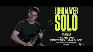 John Mayer | 13 mars | Tele2 Arena, Stockholm
