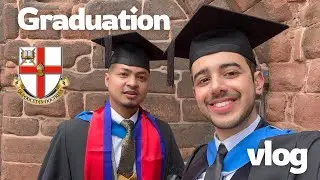 Graduating with a Master’s in Biomedical Sciences! | University of Chester Vlog 🇬🇧