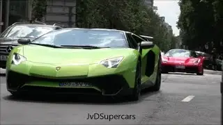 Supercars in D&uuml;sseldorf 2020 - SLS Black Series, 458 Speciale, AMG GTR PRO, F12, LP560...SOUNDS